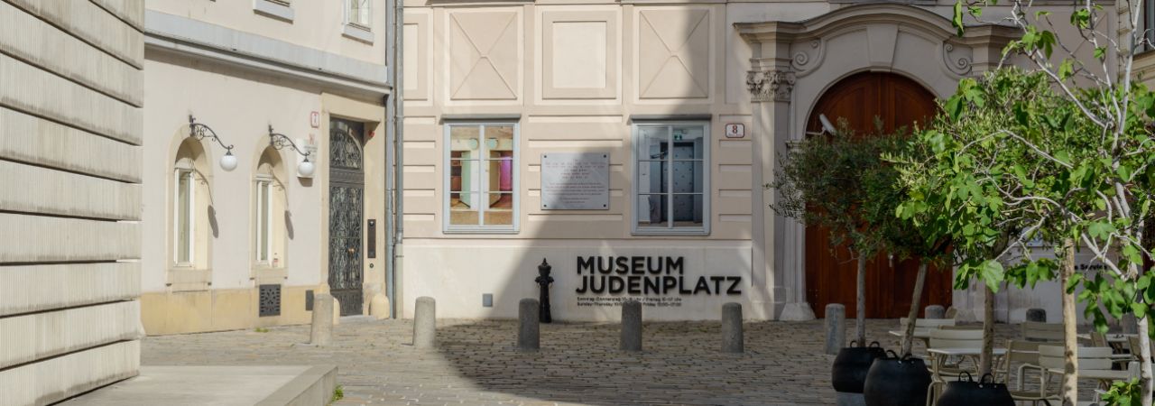 Außenansicht des Jüdischen Museums Wien am Judenplatz